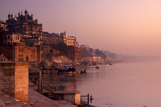 Old Indian fort near ganga river